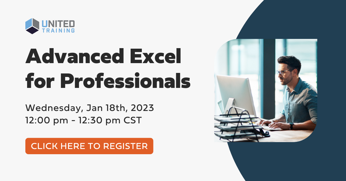 Webinar - Advanced Excel for Professionals